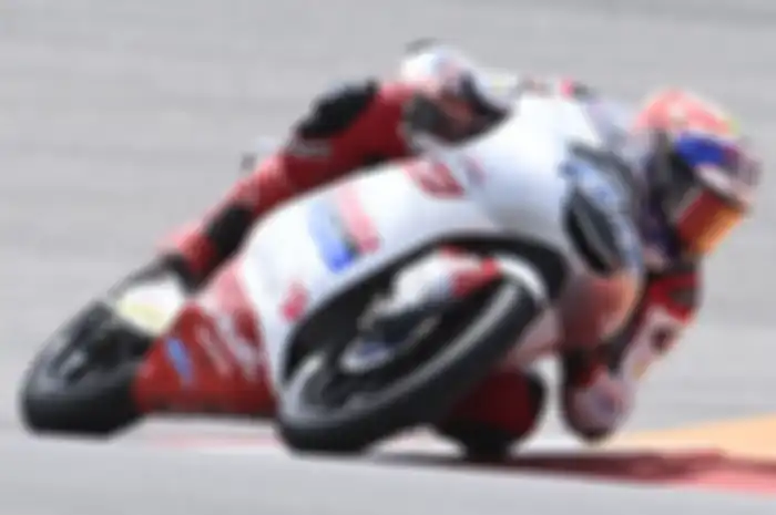 Pembalap Indonesia, Mario Suryo Aji bertekad untuk mengincar poin kembali di Moto3 Portugal 2022, (24/04/2022).