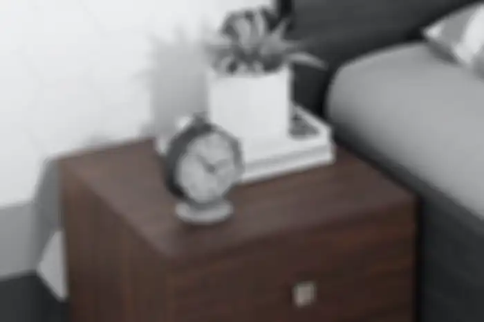 Ilustrasi meja samping di kamar tidur