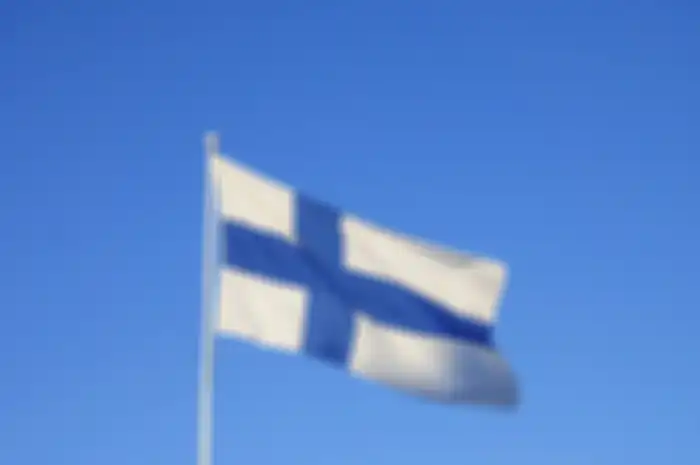 Ilustrasi bendera Finlandia