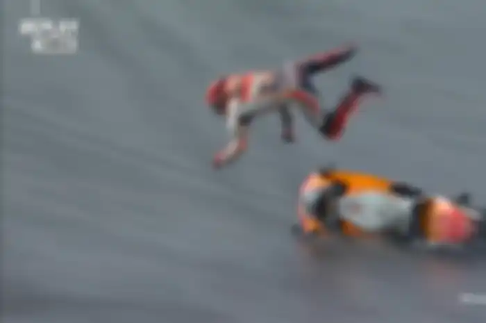 Marc Marquez alami crash di FP3 MotoGP Portugal 2022