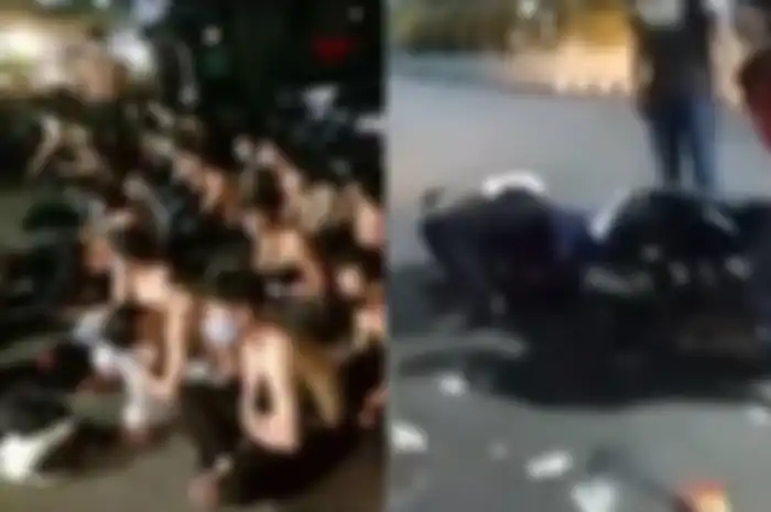 Anggota geng motor ditangkap polisi di Kota Sukabumi, ratusan orang diamankan.