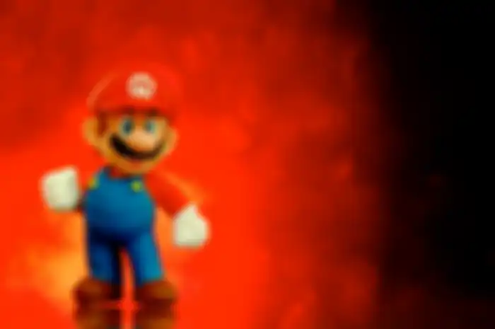 Ilustrasi sosok karakter Super Mario