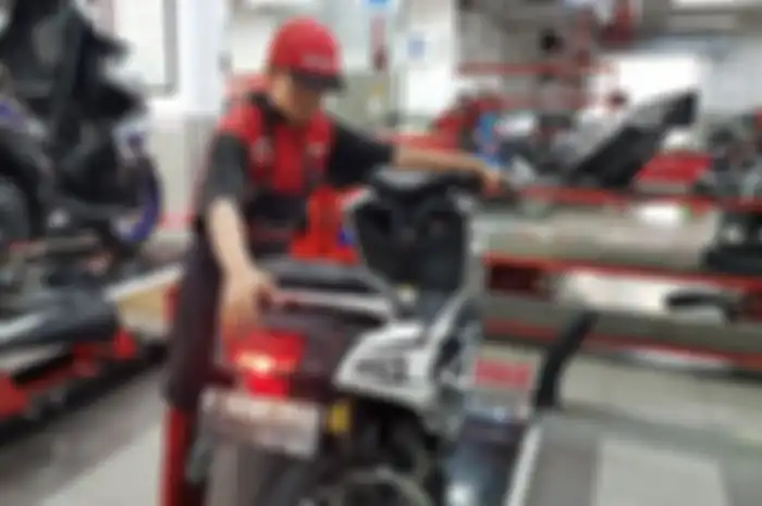 Ilustrasi bengkel resmi Yamaha