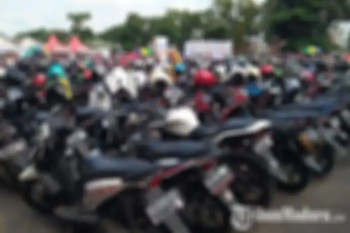 Ilustrasi penitipan motor. Begini syarat-syarat untuk menitipkan sepeda motor di kantor Polisi saat ditinggal mudik lebaran 2022.