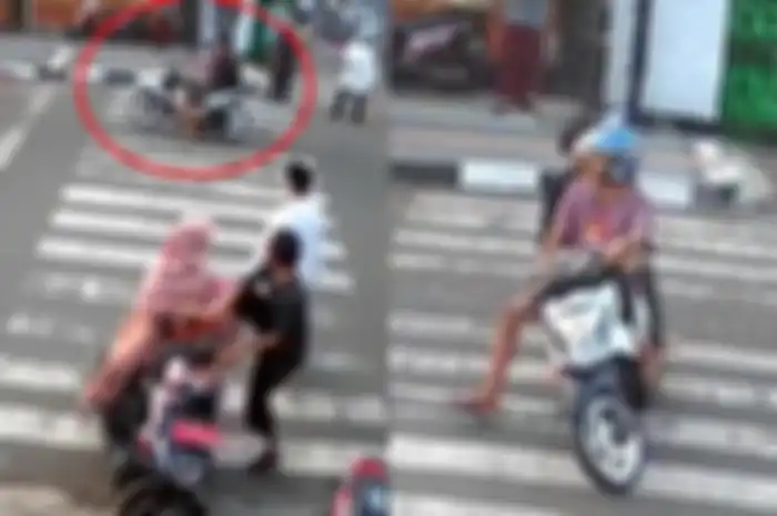 Video pemotor Honda BeAT geber-geber knalpot brong jelang ibadah shalat ied di Cianjur, warga kesal langsung kejar pemotor.