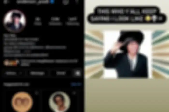 Profil Instagram Anderson Paak pakai foto Pak Tarno.