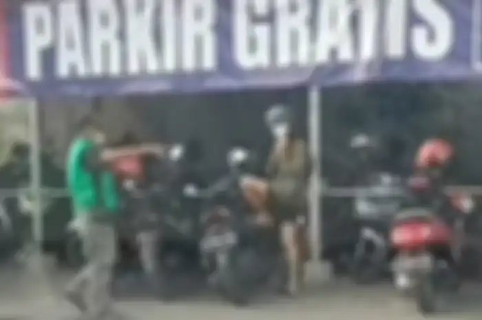 Ilustrasi tukang parkir