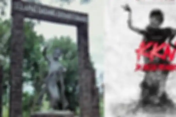 Patung Penari di Alas Gumitir yang disebut-sebut lokasi asli KKN di Desa Penari. 