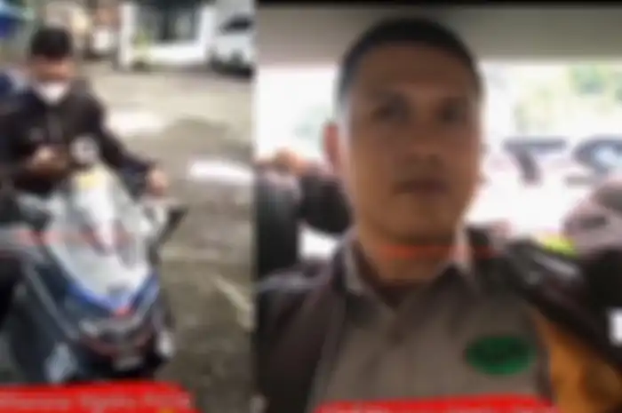 Polisi gadungan endingan naik mobil polisi asli