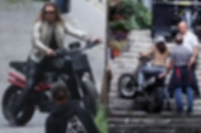 Bocor motor Harley-Davidson Pan America kena custom untuk film Fast &amp; Furious 10, ditunggangi Jason Momoa.