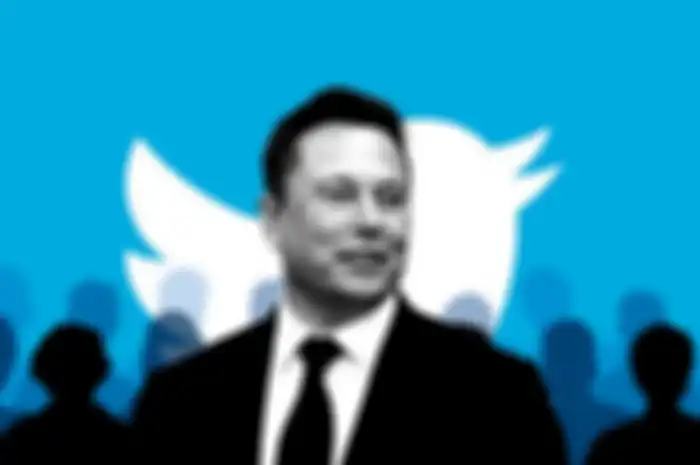 Ilustrasi Elon Musk menjadi pioneer Twitter 2.0