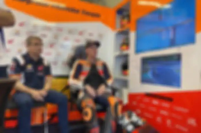 Foto ilustrasi. Rekan setim Marc Marquez di Repsol Honda, Pol Espargaro frustasi di MotoGP Prancis 2022.