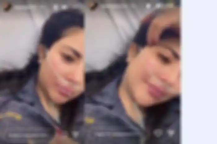 Ayu Aulia menangis ketakutan karena mengidap penyakit parah. 