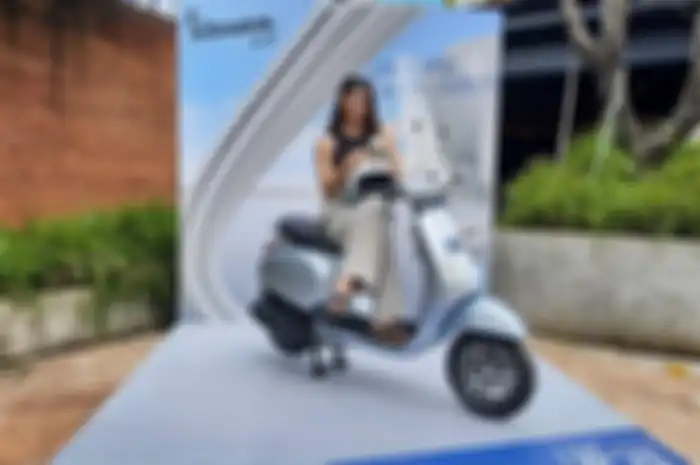 Motor baru Vespa matic dengan harga termurah bulan Mei 2022, pilihannya jatuh pada tipe ini.
