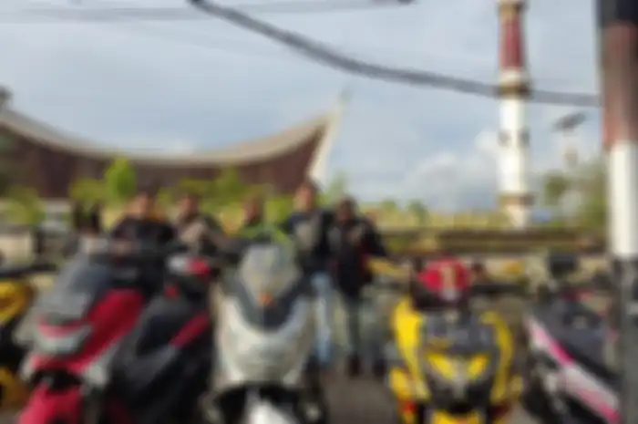 Trio Yamaha Nmax touring lebaran ke Sumatra Barat
