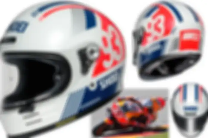 Shoei merilis helm edisi Marc Marquez