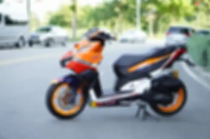 Cakep nih, modifikasi Honda Vario 160 dandan ala Repsol Marc Marquez, banyak part-part hedon juga 