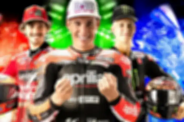 5 fakta alasan bikers jangan lewatkan MotoGP Catalnya 2022, saksi sejarah baru diciptakan pembalap MotoGP Aleix Espargaro (tengah), Fabio Quartararo (kanan) dan Francesco Bagnaia (kiri)