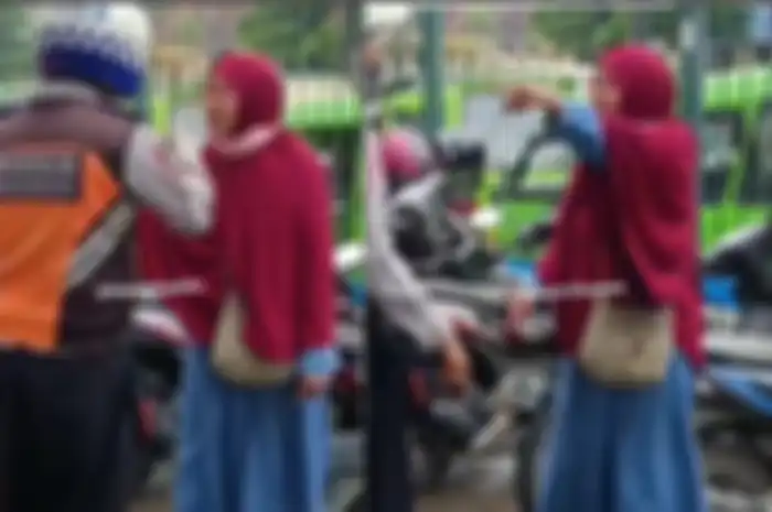 Viral, video emak-emak ngamuk ban motornya dikempesin oleh petugas Dinas Perhubungan (Dishub), ternyata karena parkir di atas trotoar pejalan kaki.
