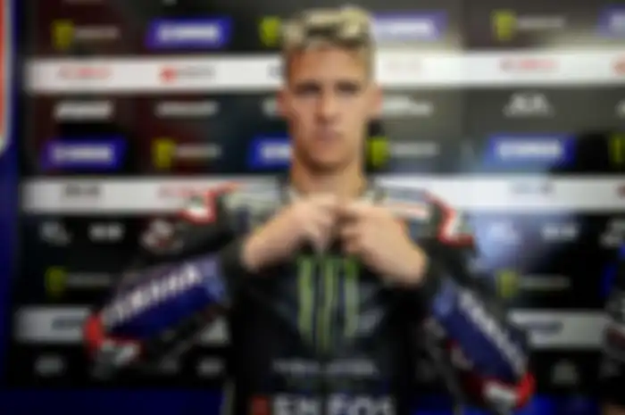 Tampang Fabio Quartararo biasa aja padahal jadi tercepat di tes MotoGP Catalunya 2022, (6/6/2022)