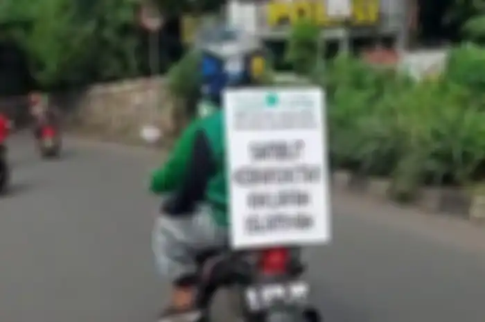 Anggota Khilafah Islamiyah berani konvoi dengan motor yang pajak dan pelat nomornya mati