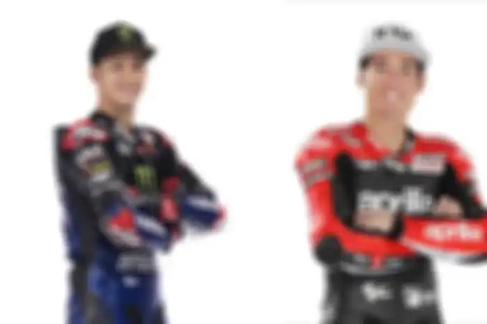Dua besar klasemen pembalap MotoGP 2022, Fabio Quartararo (kiri) dan Aleix Espargarao (kanan) ternyata jebolan ajang balap CEV, enggak banyak yang tahu