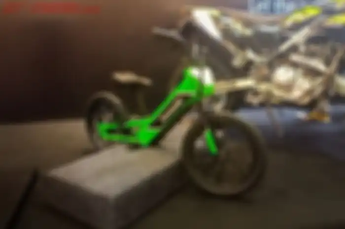Dan PT Kawasaki Motor Indonesia (KMI) memperkenalkan motor listrik terbarunya.Motor listrik tersebut bernama Kawasaki Elektrode.