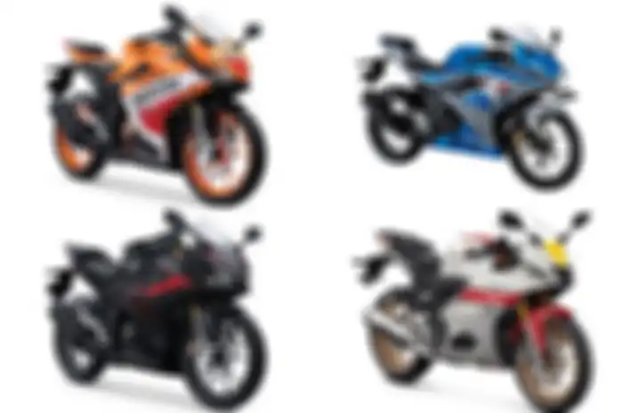 Foto ilustrasi. Harga motor sport baru 150 cc full fairing Juni 2022, uang Rp 34 jutaan dapat motor ini.