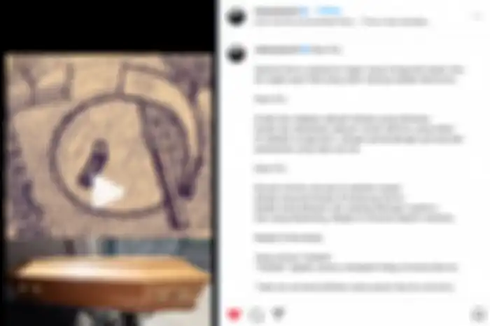 Unggahan Ridwan Kamil, menunjukkan desain makam Eril