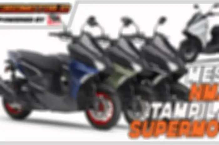 Yamaha X-Force 2022 motor matic baru dengan bergaya supermoto bermesin NMAX.  