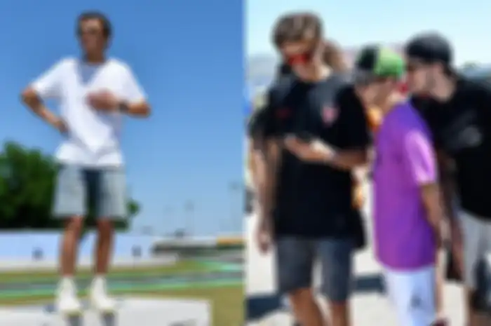 Valentino Rossi dan Luca Marini hadiri WorldSBK Misano 2022