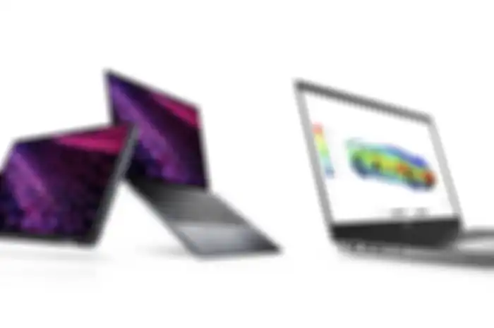 Laptop pendukung kerja hybrid Dell Latitude 9330 (kiri) dan Precision 7670 (kanan)