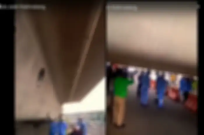 Tampilan video hoax tol ambles