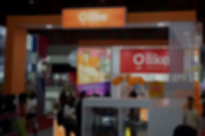 Booth Olike di Jakarta Fair 2022.
