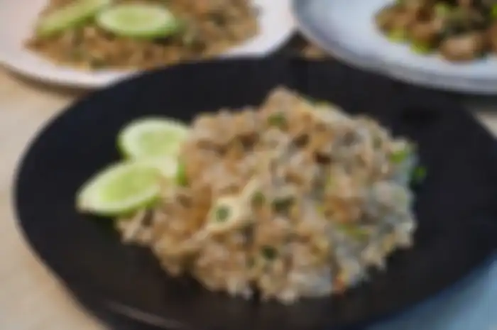 Ilustrasi nasi goreng kecombrang