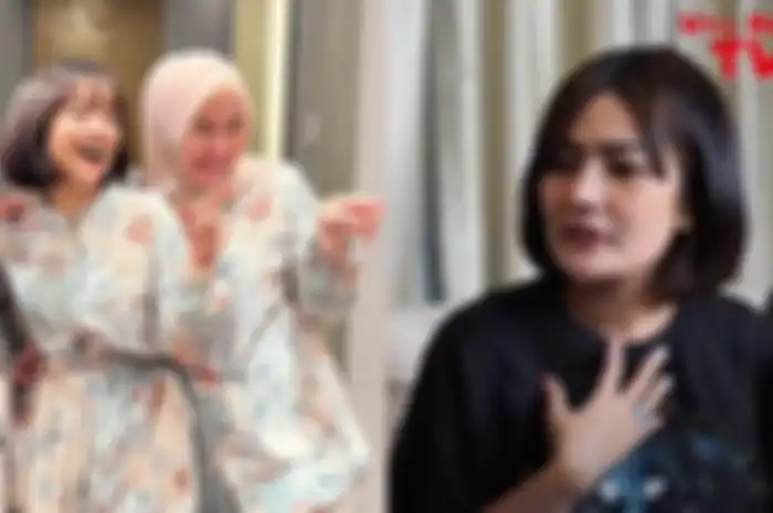 Kolase Foto Fuji, Marissya Icha dan Irene. 
