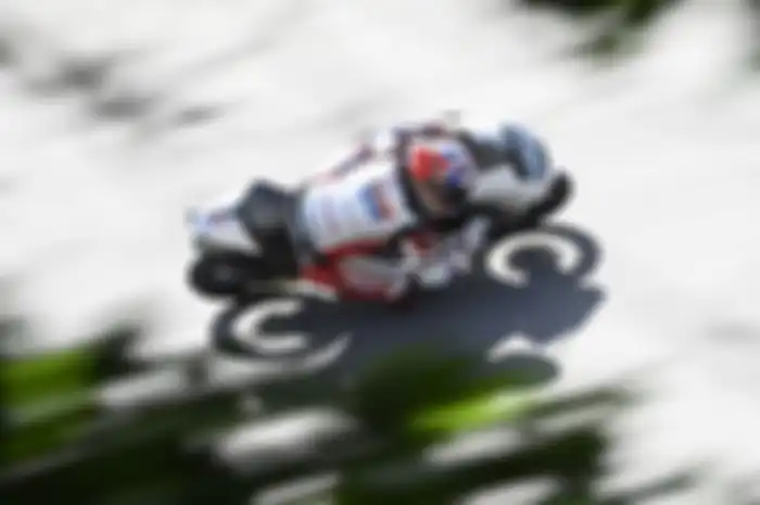 Pembalap Indonesia Mario Aji nyaris menyerah, finis P29 di Race Moto3 Jerman 2022.