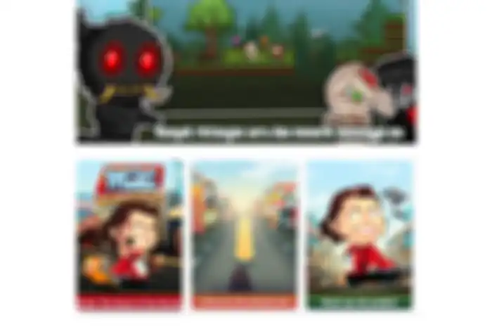 Tampilan dua game asli Indonesia