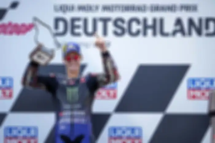 Juara MotoGP Jerman 2022 Fabio Quartararo tak hanya resmi jadi Raja Baru sirkuit MotoGP Sachsenring, tapi juga banyak sejarah baru yang dibuatnya