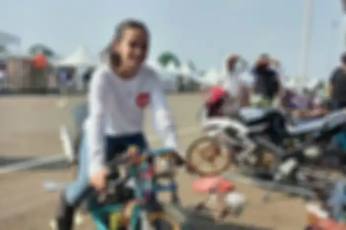 Salah Satu Joki Wanita yang Turut Jajal Street Race Meikarta