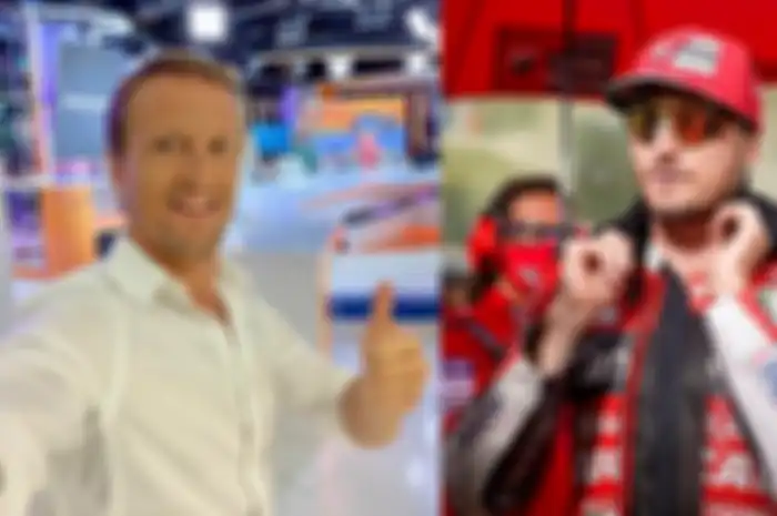 Jack Miller (kanan) pegang rekor pembalap tim satelit yang juara di MotoGP Belanda 2017 bersama dengan Sete GIbernau (kiri) juara MotoGP Belanda 2003, sama-sama pembalap tim satelit di masanya