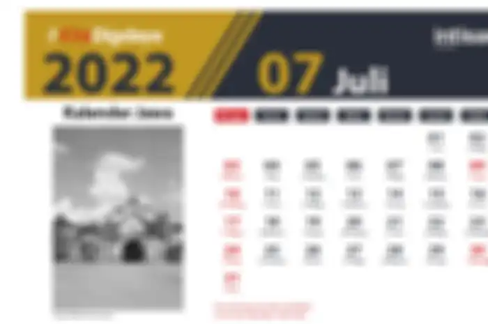 Kalender Jawa Juli 2022.
