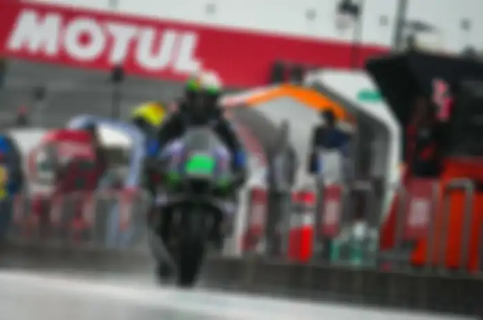 Foto ilustrasi. Murid Valentino Rossi, Franco Morbidelli dapat penalti setelah FP2 MotoGP Belanda 2022.