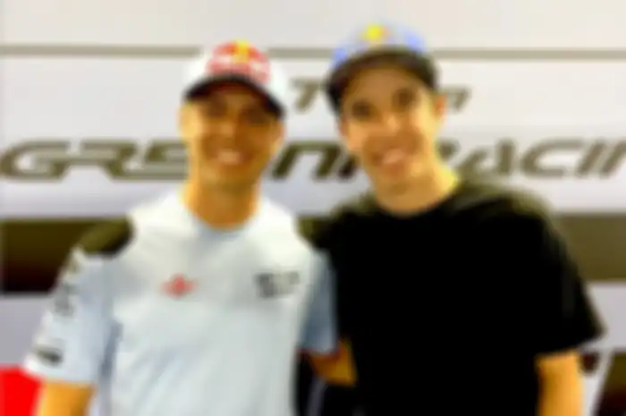 Alex Marquez (kanan) dan Fabio Di Giannantonio (kiri) akan membela tim Gresini Racing untuk MotoGP 2023.