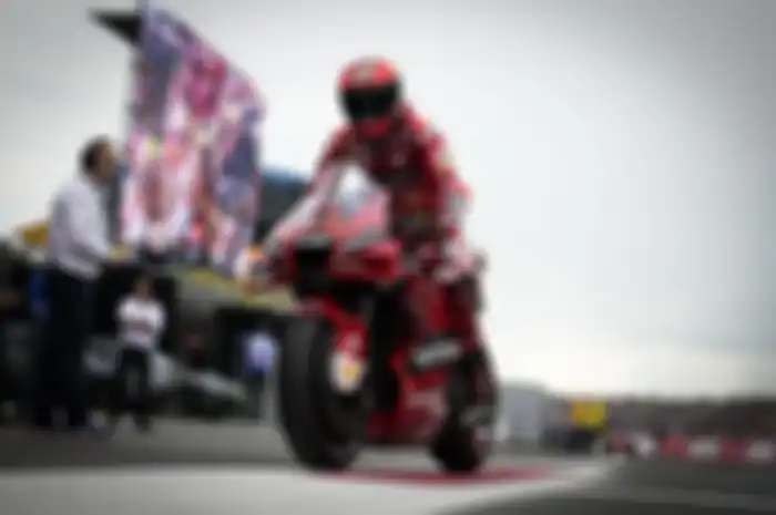 Pembalap Ducati Lenovo Team, Francesco Bagnaia start dari pole position di MotoGP Belanda 2022.