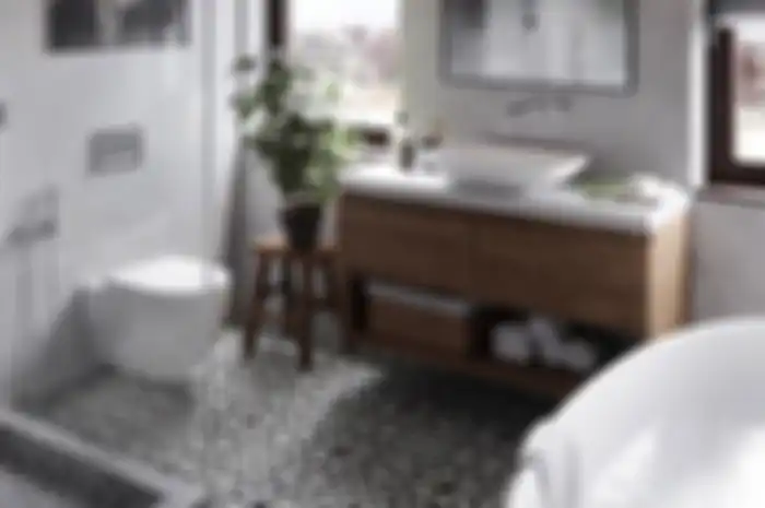 Ilustrasi kamar mandi industrial