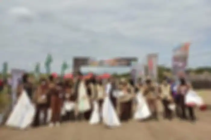 Relawan Zero Waste pada Acara MXGP Indonesia 2022
