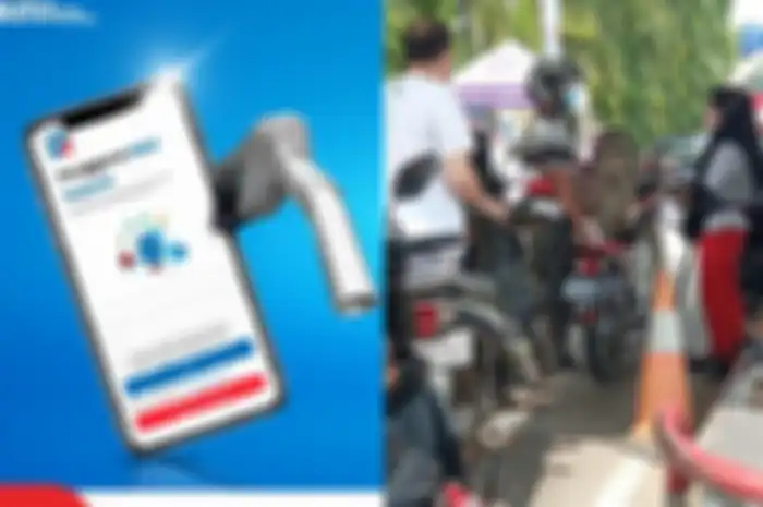 Aplikasi MyPertamina akan dipakai pemotor untuk beli bensin Pertalite, apakah aman main HP di SPBU?