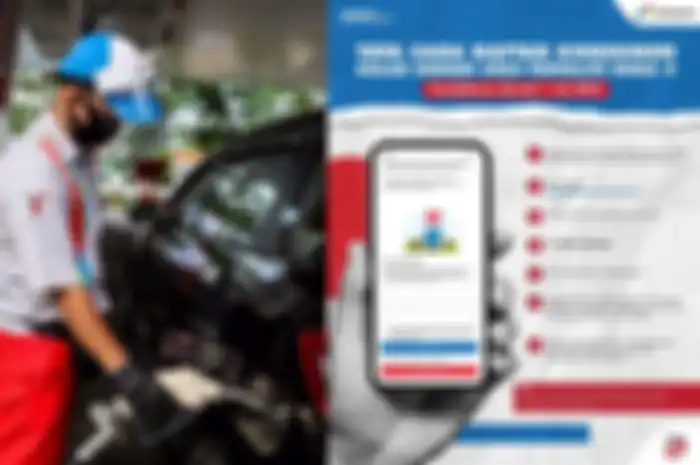 Ilustrasi cara daftar aplikasi MyPertamina untuk membeli pertalite/solar
