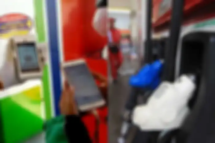 Ilustrasi beli bensin pakai aplikasi MyPertamina.